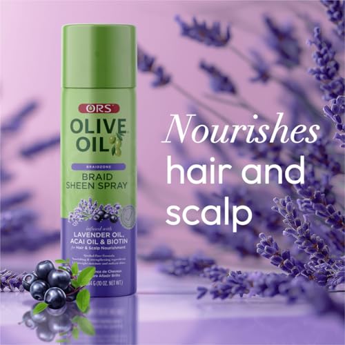 Spray para cabello ORS Olive Oil Braidzone 10 oz pack 3 miniatura 6