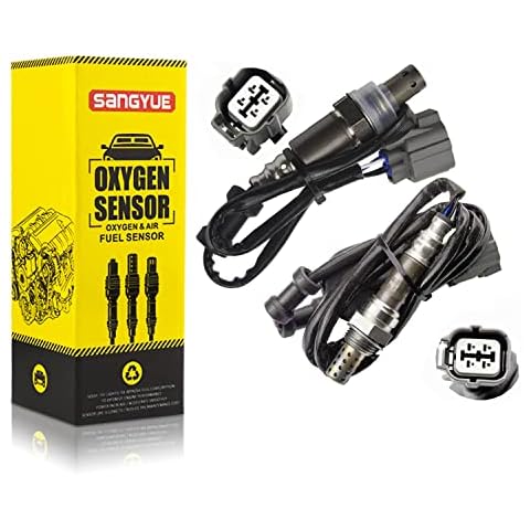 Sangyue 2X Oxygen Sensor 1 & 2 for 2003 2004 2005 2006 2007 Honda Accord 2.4L Upstream + Downstream Cover