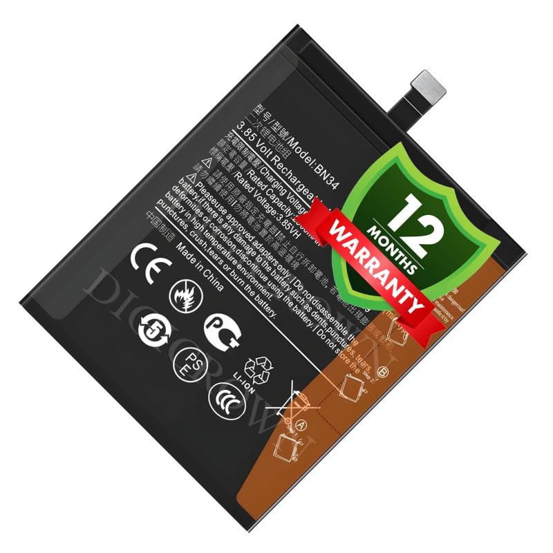 Image of Original BN34 Battery Compatible for Xiaomi Redmi 5A - (3000mAh) - 1 Year Warranty DF7