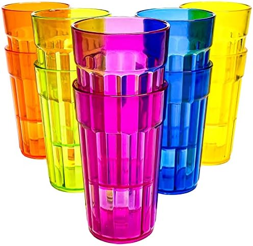 plastic dinner glasses