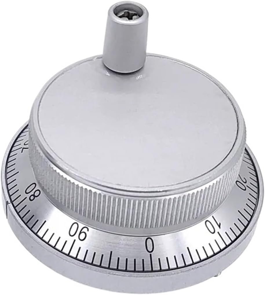 1Pc Handwheel Pulser 60mm Pulse 100 5V 4Pin 6Pins Manual Pulse Generator Hand Wheel Machine Rotary Encoder(60mm 6Pin 5V 100PPR)