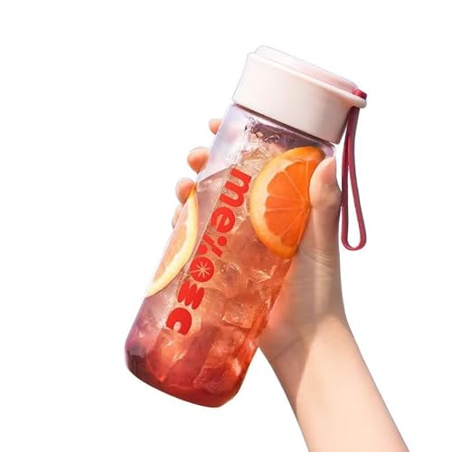 FISHLUCK ボトル 水筒 スポーツボトル直飲み ウォーターボトル 洗いやすい600ml 目盛り付きおしゃれ直飲み 軽量 BPAフリー 漏れ防止 アウトドア スポーツ B