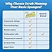 Scrub Daddy 6 Scrub Mommy Kitchen Sponges & 1 Daddy Caddy Sponge Holder - Scratch-Free for Dishes & Multipurpose Cleaning - BPA Free & Made with Polymer Foam - Stain & Odor Resistant