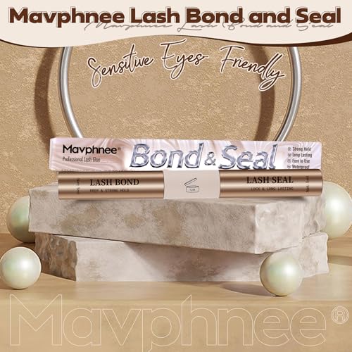 Mavphnee 39-101G Lash Bond And Seal Waterproof Sensitive Eyes-Friendly Cluster Lash Glue Strong Hold Eyelash Glue Long Lasting Eyelash Bond And Seal Lash Glue For Diy Eyelash Extensions thumb #6