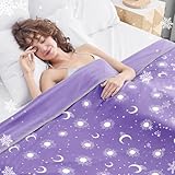 inhand Cooling Blanket King Size (90'x108') - Cooled Blankets for Hot Sleepers Lightweight Breathable Summer Blanket for Sleeping Night Sweats to Keep Cool in The Heat -Fantasy Purple