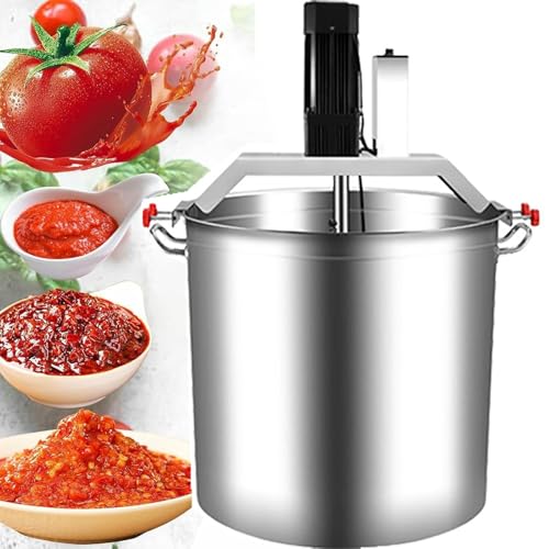 Mezclador eléctrico automático de alimentos, agitador de cocina de acero inoxidable para pasta de chocolate, condimentos, agitación de salsa de sopa, máquina mezcladora de calor