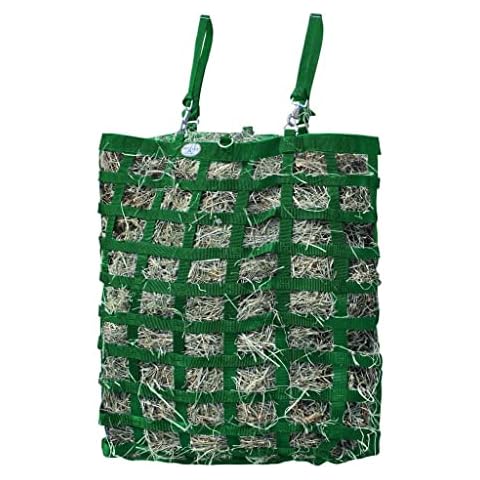 Paris Tack Three Sided Premium Slow Feeder Hay Bag with Super Tough Bottom and 6 Month Warranty (Hunter Green) Cover