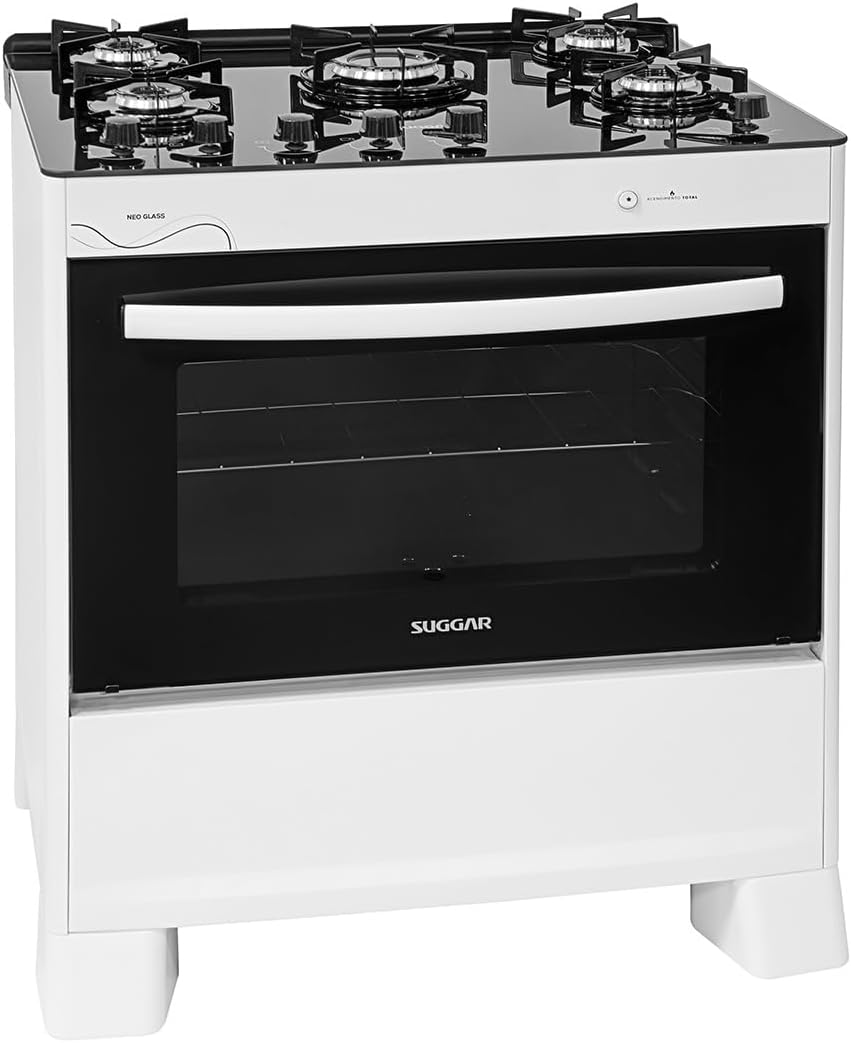 Fogão Atlas Mônaco Top Glass 5 Bocas