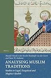 motzkiste  Analysing Muslim Traditions: Studies in Legal, Exegetical and Maghazi Hadith: Studies in Legal, Exegetical and Maghāzī Ḥadīth (Islamic History and Civilization, Band 78)