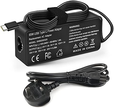 65W USB C Chromebook Charger for Acer Chromebook Spin 311 315 11 R13 13 15 CP311 CP315 CP713 CB311 CB315 C721 C732 C733 CB5-312T R721 R752 PA-1450-78 N16Q10 N17Q5 N17Q9 N18Q1 AC Power Adapter