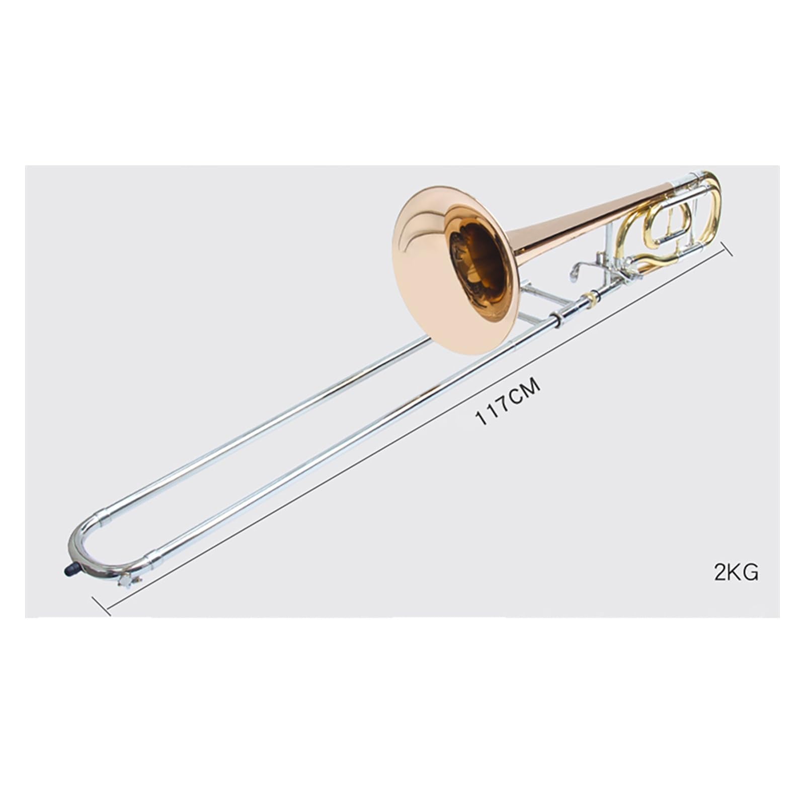 Puzon Puzon tenorowy B dur Instrument profesjonalny przeznaczony dla dorosłych