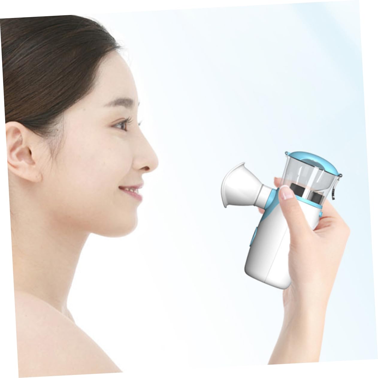 VALICLUD Nano Augenspray Kaltnebel Sprühgerät 24ml Tragbarer Augenbefeuchter aus Abs mit Feiner Vernebelung für Zuhause und Unterwegs gegen Trockene Augen