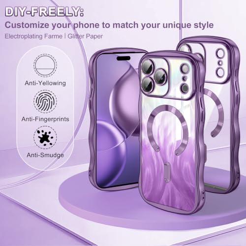 Coque iPhone 17 Pro Max paillettes MagSafe antichoc fine - 3
