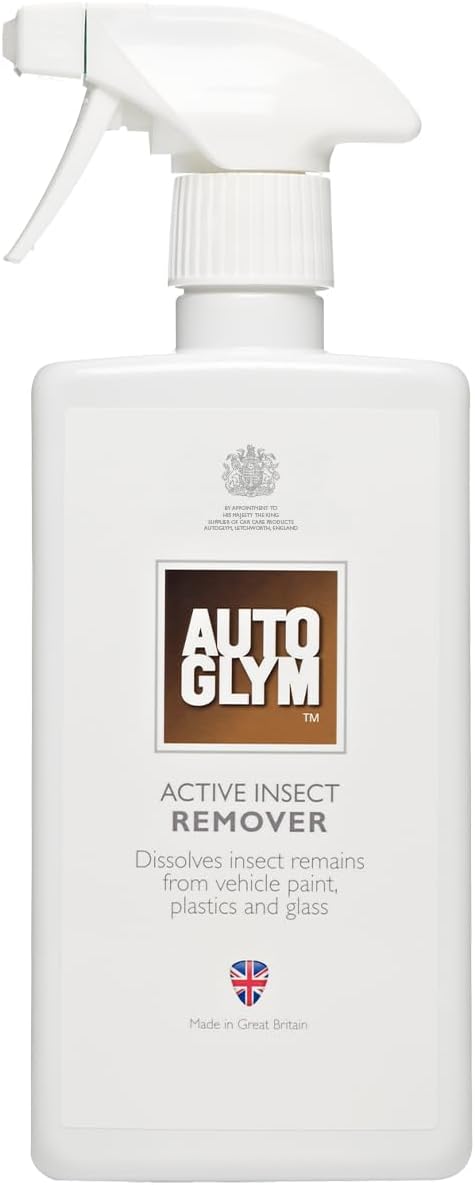 Active Insect Remover, 500ml - Bug Remover For Cars, Quick and Effective Car Care Solution Dissolves Insect Remains From Vehicle Paint, Plastics and Glass