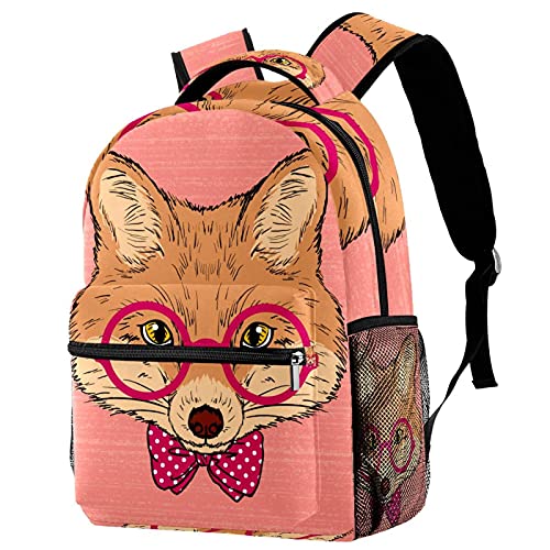 Sac à dos de voyage renard hipster pour le campus des filles