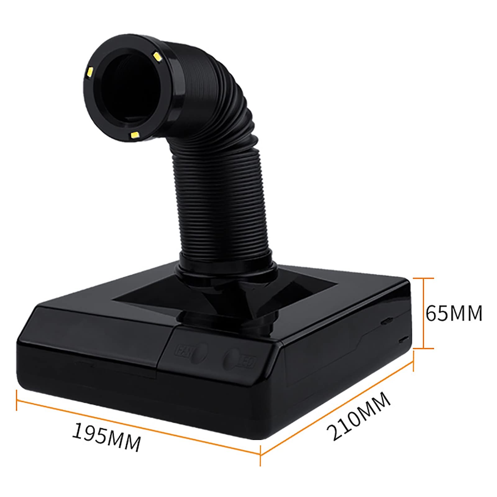 Slimme Plafondventilator met LED Verlichting - Intrekbare Bladen & Afs