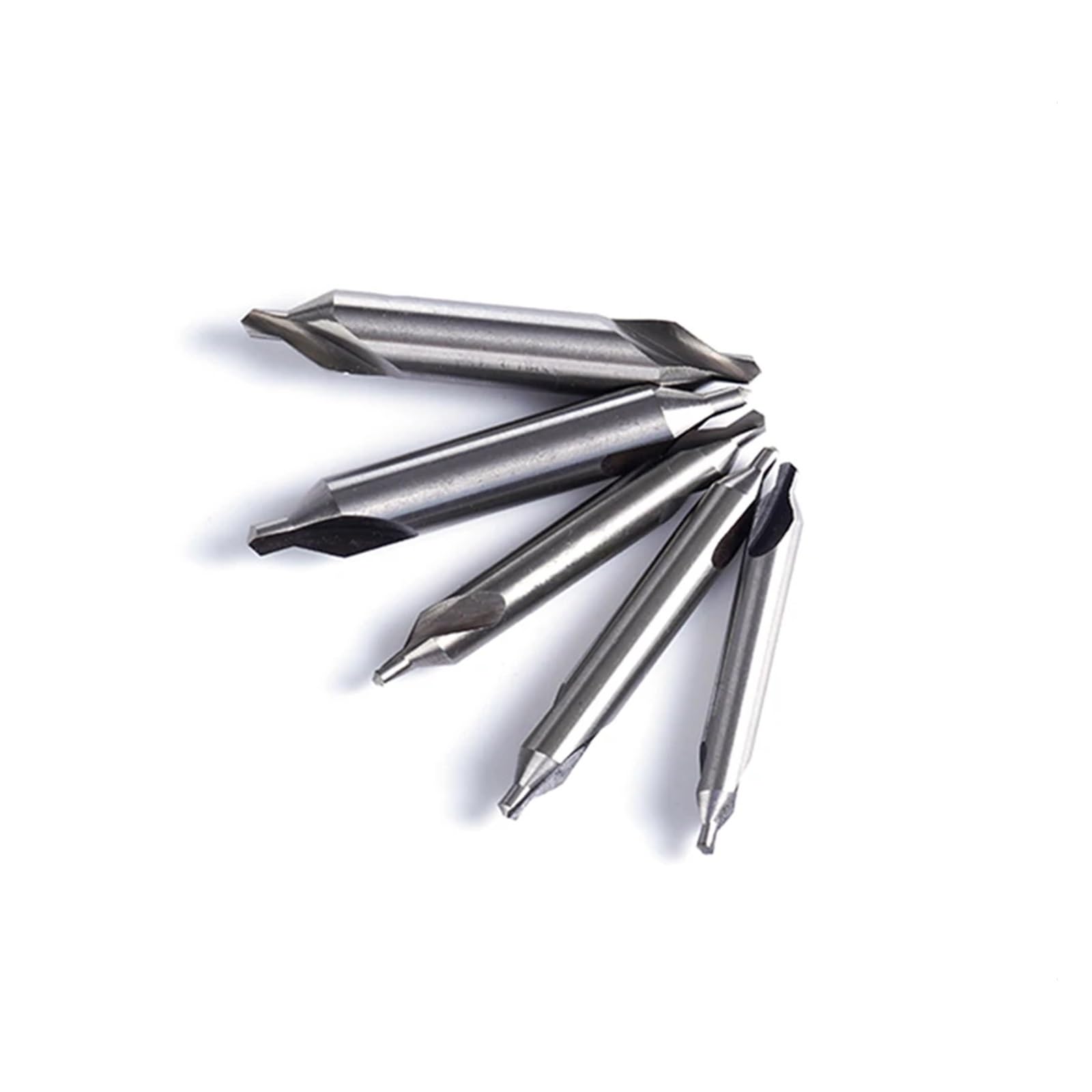 Brocas de centro de acero rápido, Broca central tipo A HSS con revestimiento de TiN, 1,0-6,0 mm, paquete de 5 unidades(HSS,A6.0 (14MM)-5PCS)