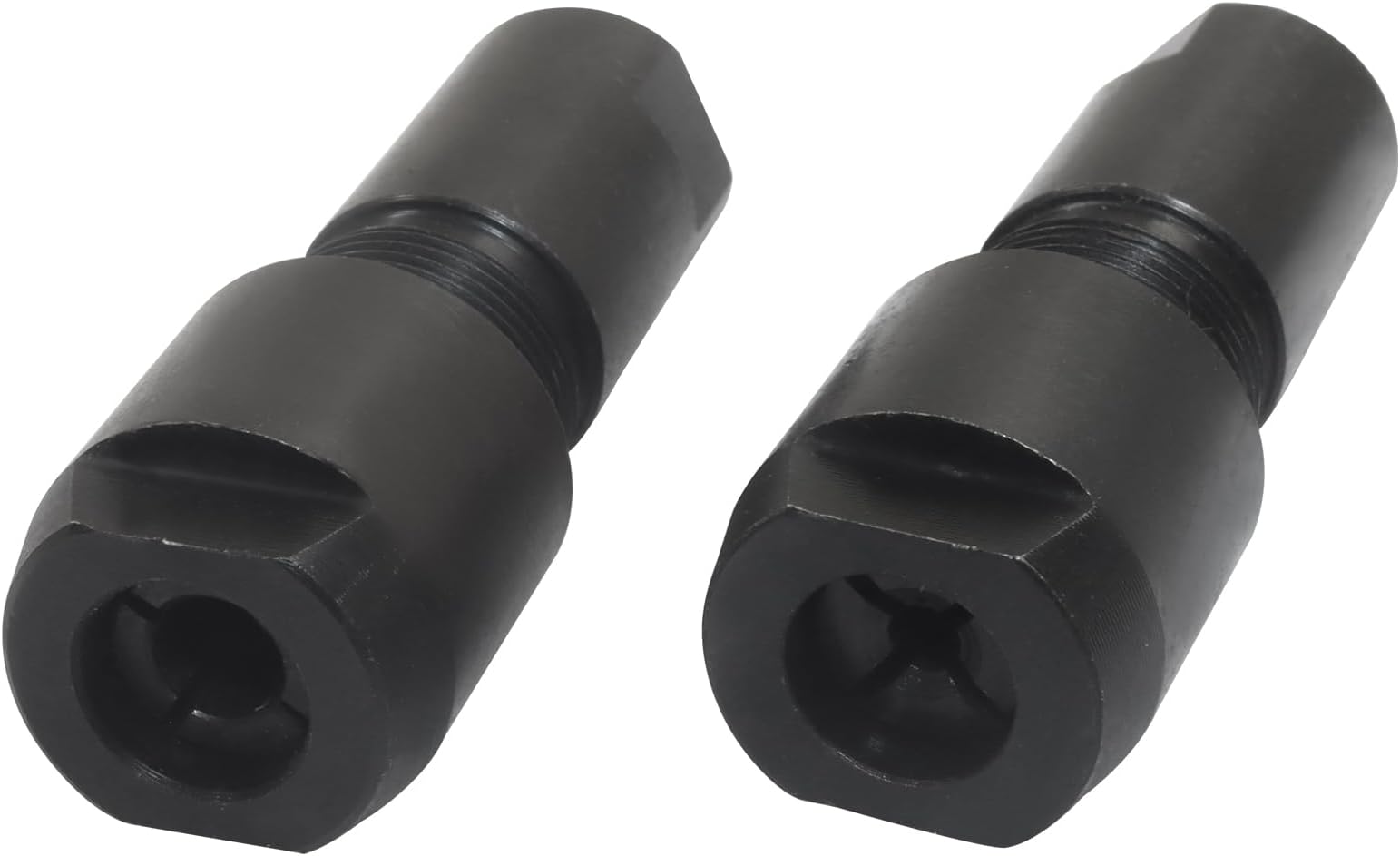 Black 6mm+3mm Angle Grinder Conversion Accessories Adapter Kit | Metal Grinding & Polishing, Straight Grinder Chuck Adapter, Heavy Duty Conversion Kit for Rotary Tools
