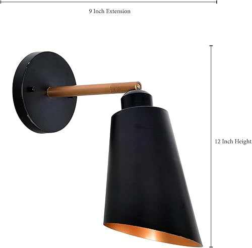 Miniatura 2 de Kenroy Home Aplique de pared de 12 pulgadas, negro matebronce antiguo