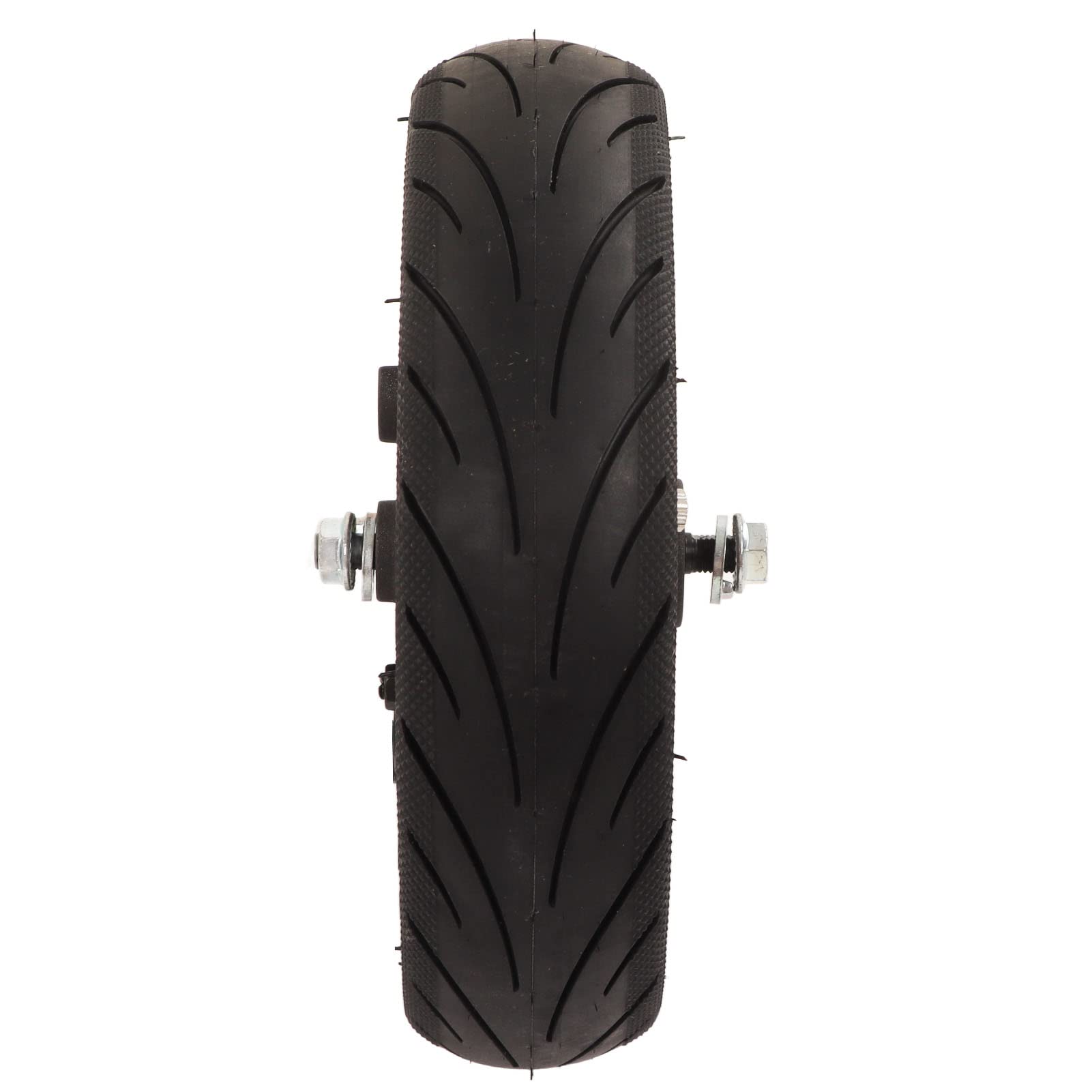 BuyWeek Roue Avant de Scooter Électrique pour Ninebot Max G30, 60/70‑6,5 Pneu à Vide de Roue Avant de Trottinette Électrique de 10 Pouces avec Frein à Tambour