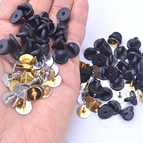 Fermoirs en caoutchouc PVC pour remplacer vos attaches de pin's perdues - 5