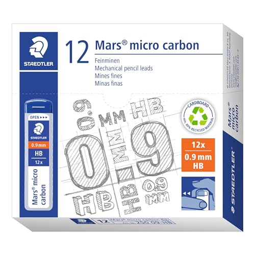 Staedtler Mars Micro Carbon 250 0.9mm HB mine haute résistance anti-casse