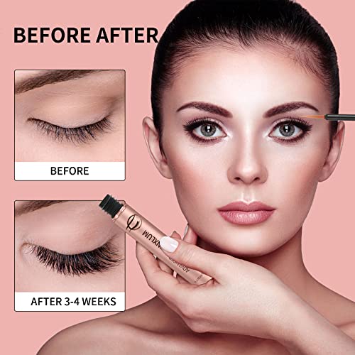Premium Eyelash Growth Serum, Lash Growth Serum 5Ml, Eyebrow Growth Serum With Peptides, Plant Extract, Irritation-Free Eyelash Serum To Grow Lashes, Lash Boost For Fuller, Longer, Thicker, And Stronger Lashes, Vegan, Pink #TOP5