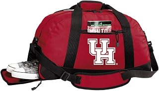 University of Houston Duffle Bag Suitcase - UH Gym Bag w/SHOE POCKETS