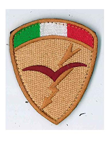  VENDOTUTTONLINE PATCH MILITARE A STRAPPO - FOLGORE DESERTICO - DIM. 7,0 x 5,8 CM