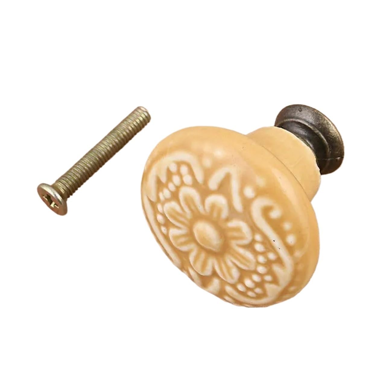 GNYVZXPLQ Ceramic Handle Drawer Knobs, 8PCS Ceramic Cupboard Door Knobs Multicolor(Color 8)