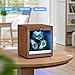 ANWBROAD Watch Winder for Automatic Watches, Wooden 3 Watch Winders, 4 Modes Automatic Watch Winder Box with Quiet Japan Motor, LED Watch Spinner with Foam Pillows, AC Adapter for Man UJWW013M