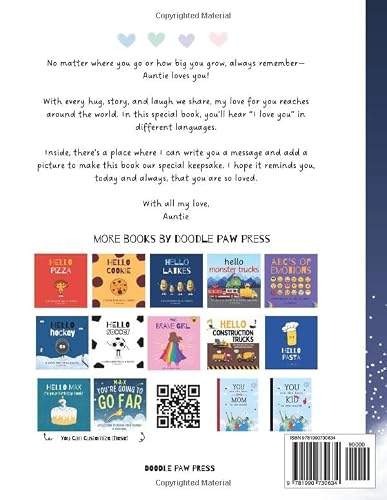 Auntie Loves You Around The World: Say 'I Love You' in different languages with this keepsake picture book from your Auntie