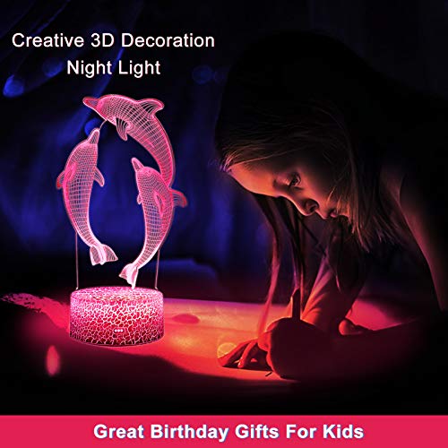 LUMBRILL 3D Delfino Regali Giocattoli Decorazione