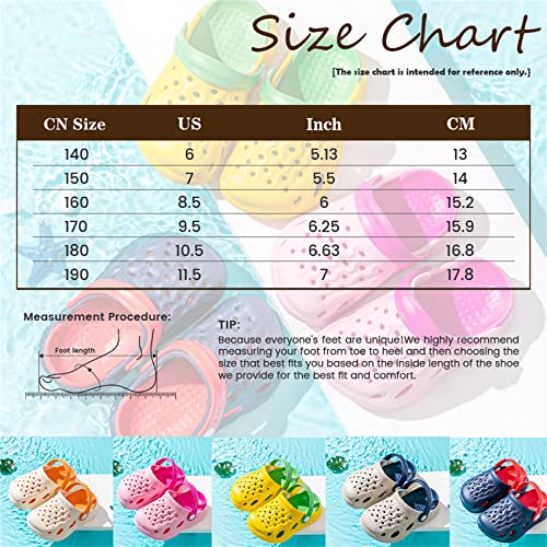 Peyarlie Toddler Boys Girls Cute Clogs Garden Shoes Slip On Shoes Lightweight Slides Slippers Summer Indoor Outdoor Kids Beach Pool Water Sandals #TOP5
