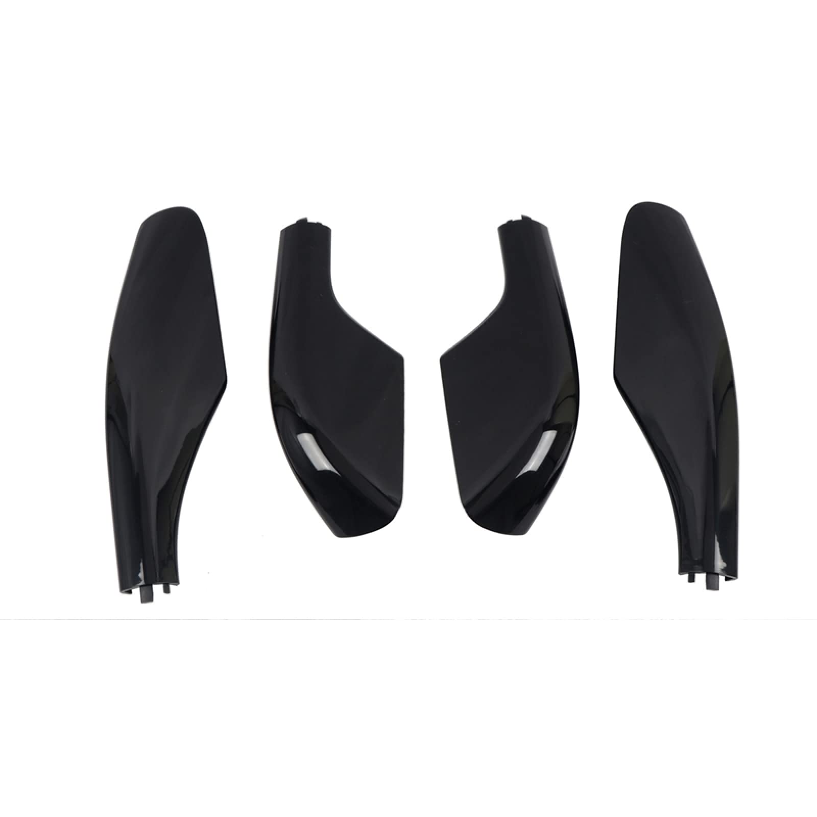 pour Toyota Land Cruiser LC100 FJ100 1998-2007 SUV, Rails de Toit Noirs Support de Jambe Couverture Embout Kit de Couverture Accessoires de Voiture