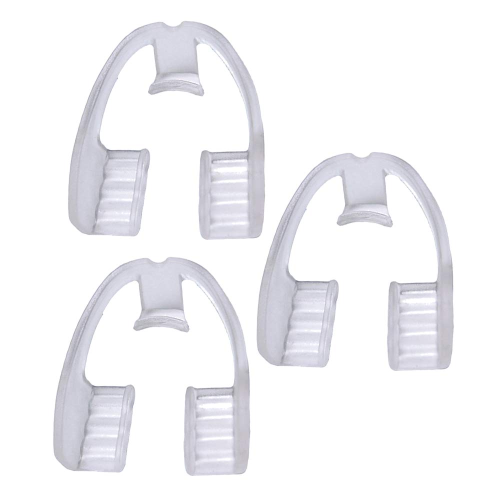 3Pcs Dental Night Protector Dental No More Teeth Grinding Food Grade EVA Supplies for Kids (Transparent)