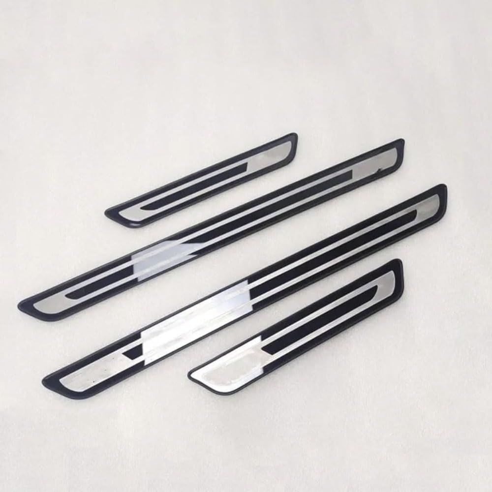 Mauxpiao B For Yd Atto 2 Dm-I 2025–2026 4Pcs Car Door Sill Protectors, Stainless Steel Scratch-Resistant Entry Guard, Door Edge Protection Accessories Rewr/B/4