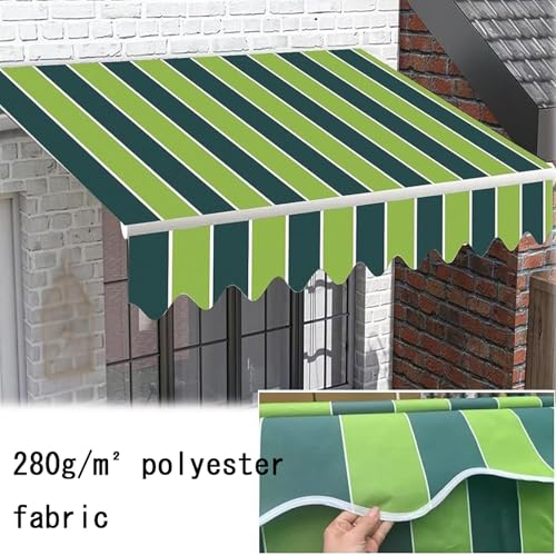 Toile de rechange pour auvent rétractable 3,5m en polyester imperméable gris