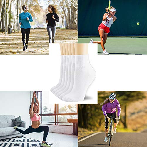 Nevend 700-ABC 6 Pairs Women'S & Men'S Mini Crew/Ankle Cotton Athletic Socks thumb #5
