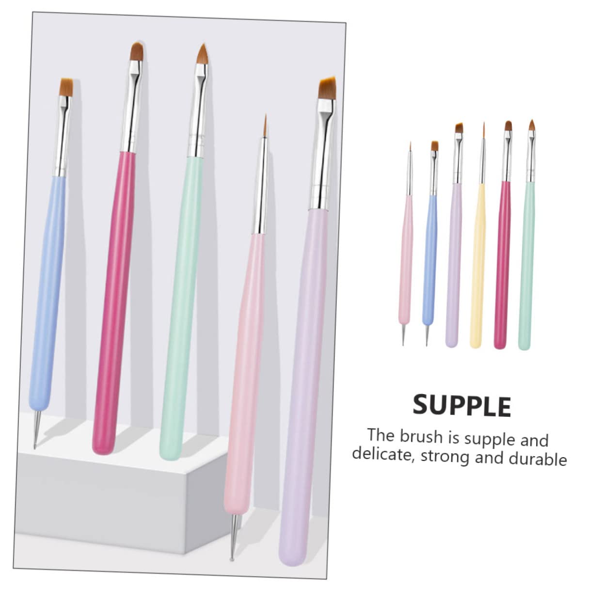 Housoutil 30pezzi Per Nail Per Decorazioni Unghie Professionali Per Manicure Painting