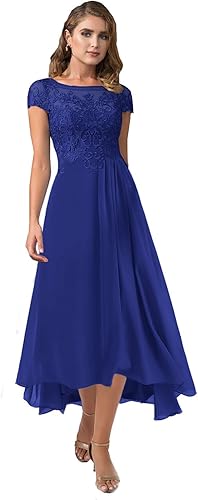 ISABUFEI Madre de los vestidos de novia apliques de encaje Vestido formal Madre del novio