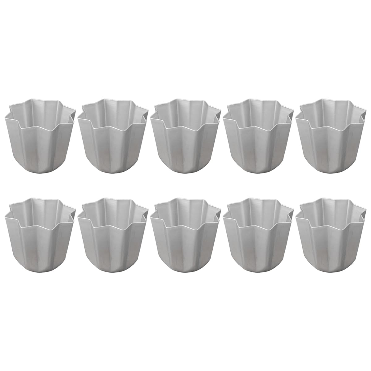 Vjsujehgy DIY Baking Mould 10pcs Mini Octagon Shape Aluminium Bread Mold Mousse Cake Molding Cheese Pudding Molds