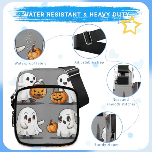 Mini Halloween Style Lightweight Crossbody Bag Casual Pattern Shoulder Handbag Design Portable Small Backpack Trvel4