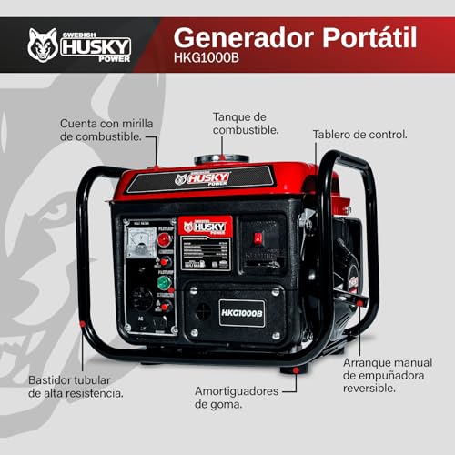 Generador eléctrico a gasolina Marca SWEDISH HUSKY POWER (2)