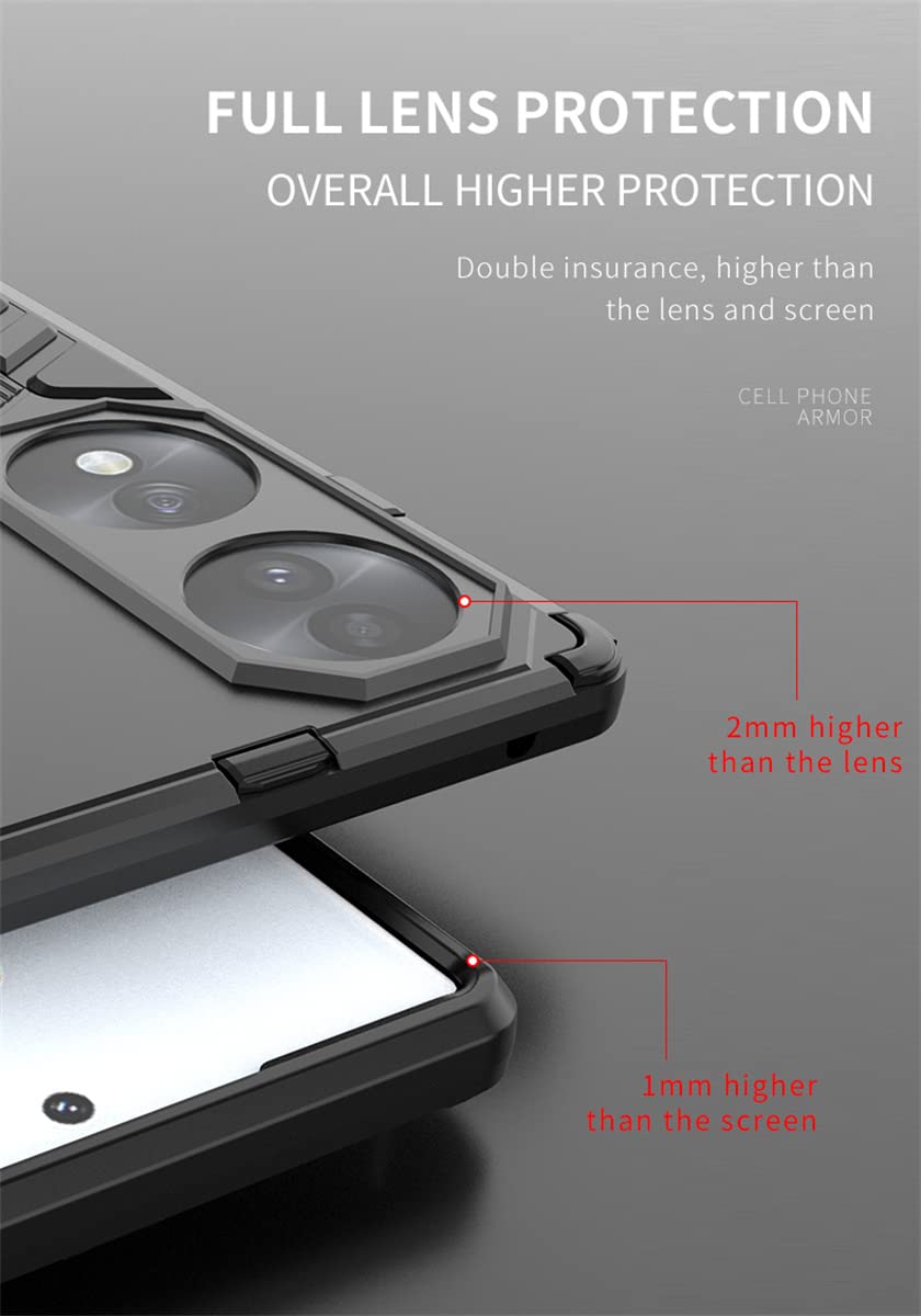 Per Honor 70 lite 5G Custodia, Sottile Anello Supporto Antiurto Cover Cellulare