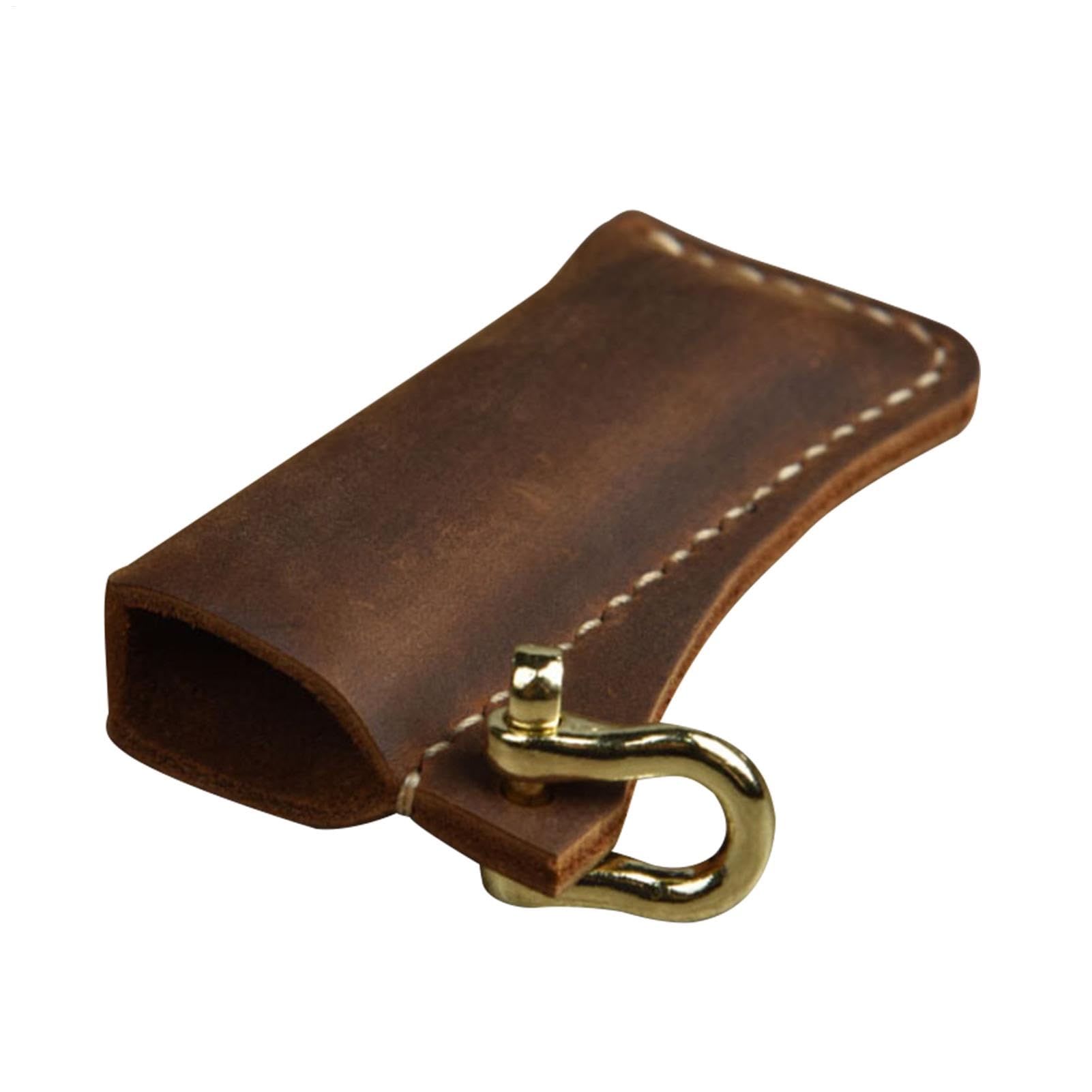 Leather Igniter Cover - Igniter Case Keychain Pendant,Leather Keychain Igniter Protective Pouch, Rustic Case For- /Standard Size- Igniters