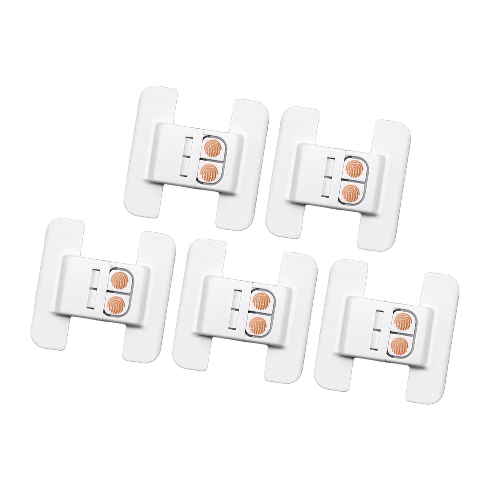 5PCS Automatic Fridge Door Closers Adhesive for Kitchen Cabinets Drawers Secure Closure Household Essential Automatic Drawer