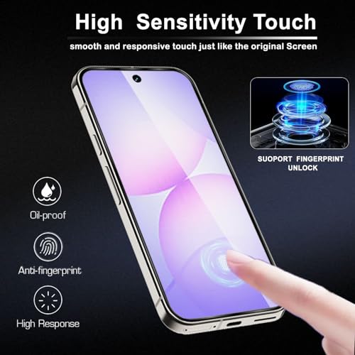 Image of Premium Tempered Glass Screen Protector Guard For Tecno Pova 7 Pro 5G (6.78 Inch, Pack of 1) | HD Clear Edge to Edge Coverage With Easy to installation kit