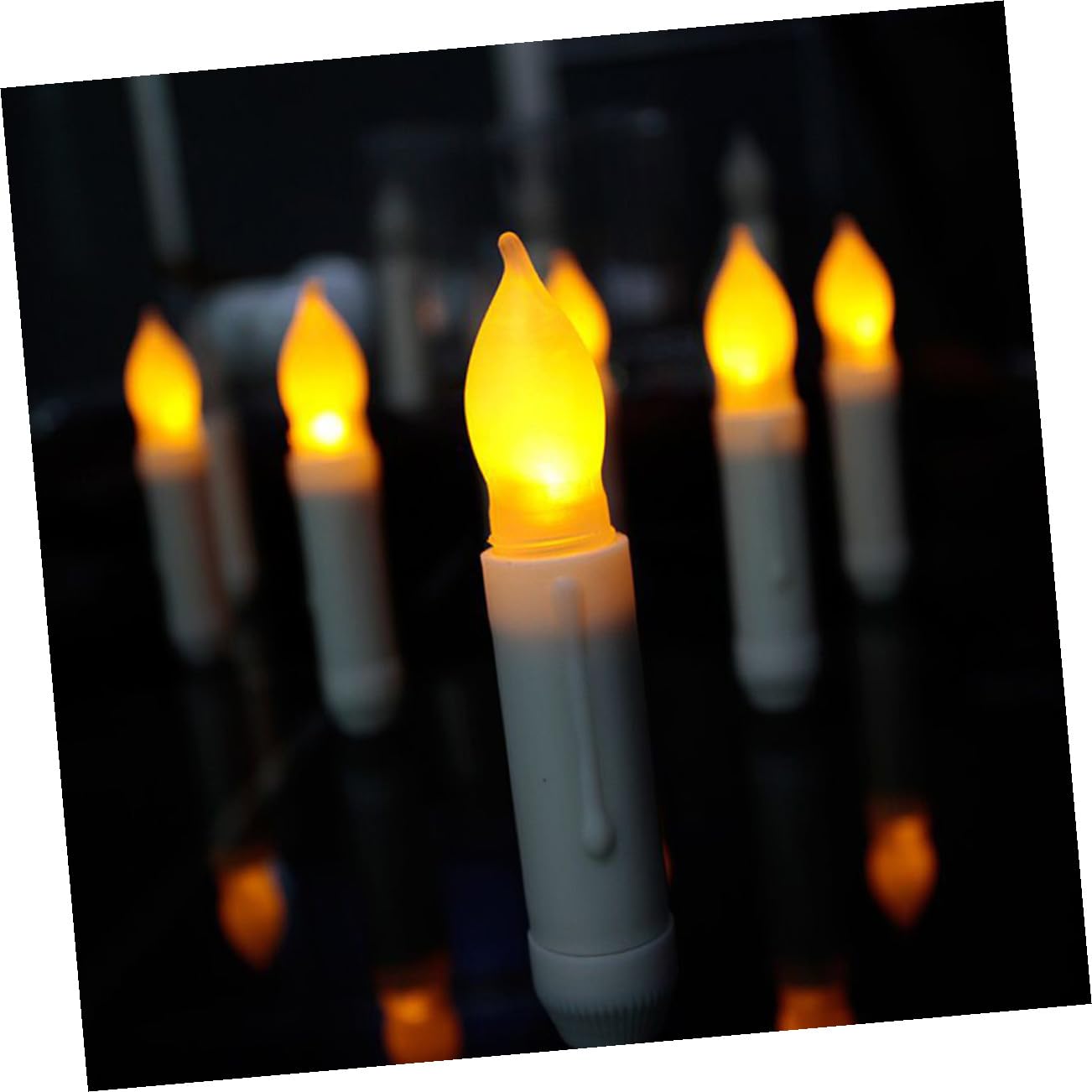 Hemobllo 12pezzi Candele Candele Led Forma Fiamma Senza Luci Di Candela Per Matrimoni e Feste Per Decorazioni