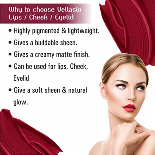 Vellasio Organic Beetroot Lip & Cheek Tint for women tintred Beetroot lip balm natural Blush - Image 3